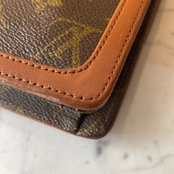 Louis Vuitton Dame Clutch Shoulder Great Condition Authentic Vintage Monogram - Picture 14 of 15